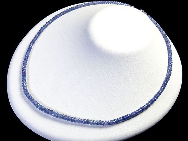 ジュエリー極】新品 超希少宝石!ビーズカット天然タンザナイト ジュエリー極】新品 超希少宝石!ビーズカット天然タンザナイト