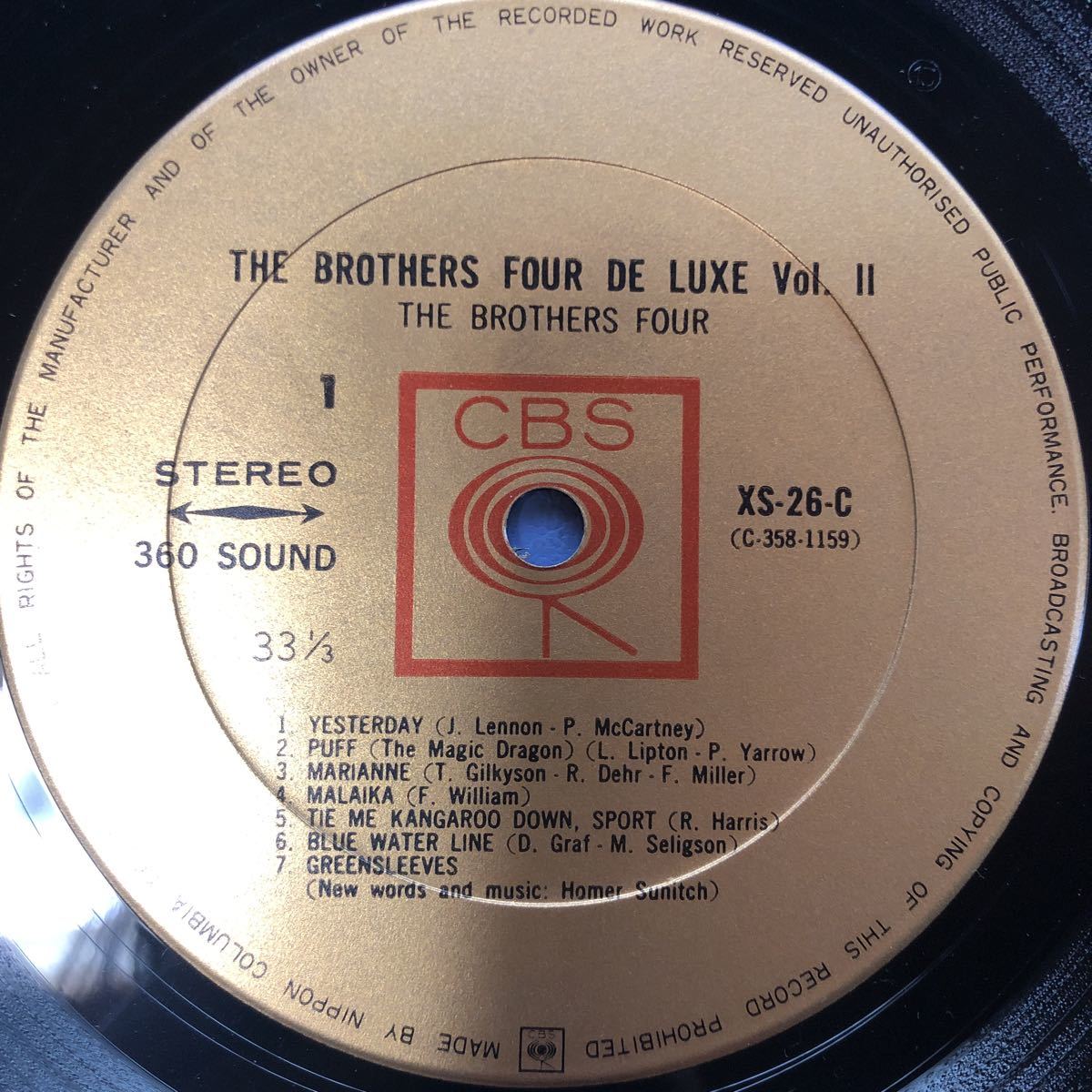Q LP ブラザース・フォア The Brothers Four Deluxe Vol.2 見開きジャケライナー レコード 5点以上落札で送料無料_画像5