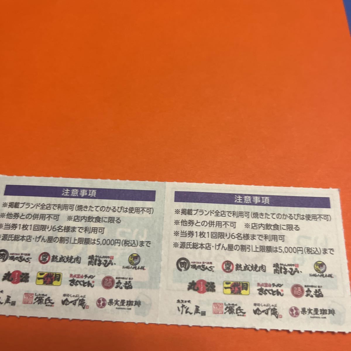 焼肉きんぐ ゆず庵 物語コーポレーション 優待券 クーポン 丸源
