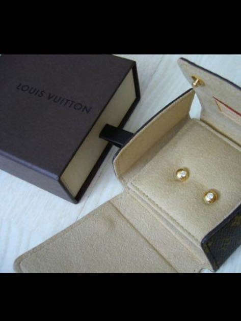 【ルイヴィトン】Louis Vuitton　ピュス ドレイユ クルー ダイヤモンド ピアス 750 K18 Q96003 ゴールド