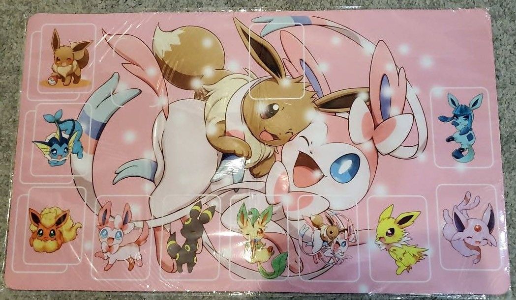 ニンフィア&イーブイ ポケモンプレイマット ポケモンカード