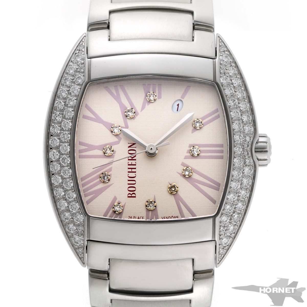 BOUCHERON Boucheron MECmek diamond automatic - SS lady's clock 2310090