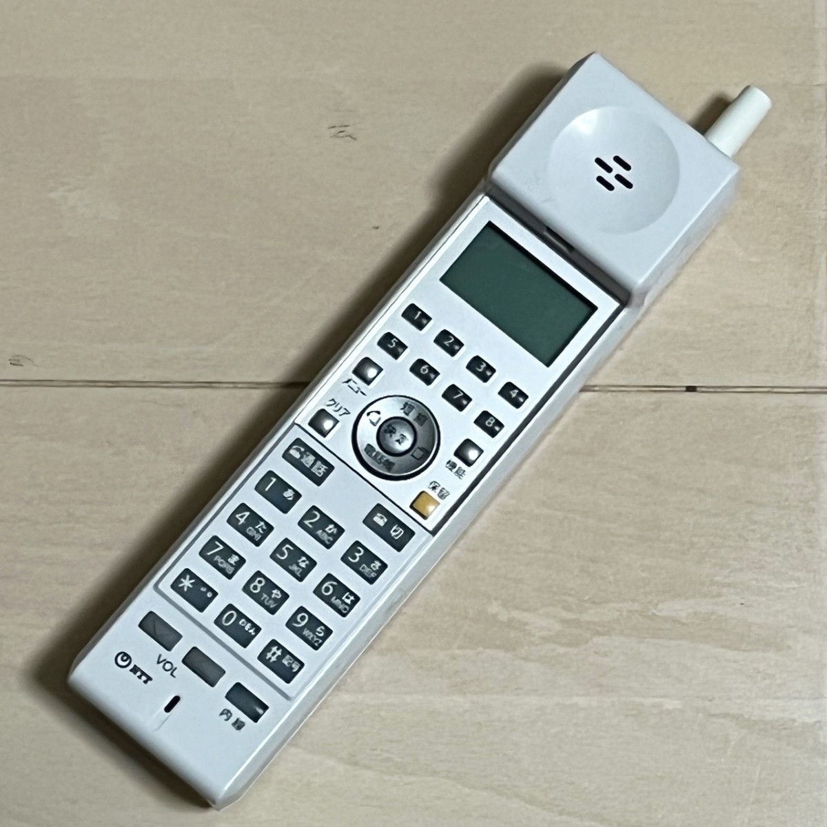 NTT αZX カールコードレス電話機 ZX-(24)CCLSTEL-(1)(W) 2022年製_画像5