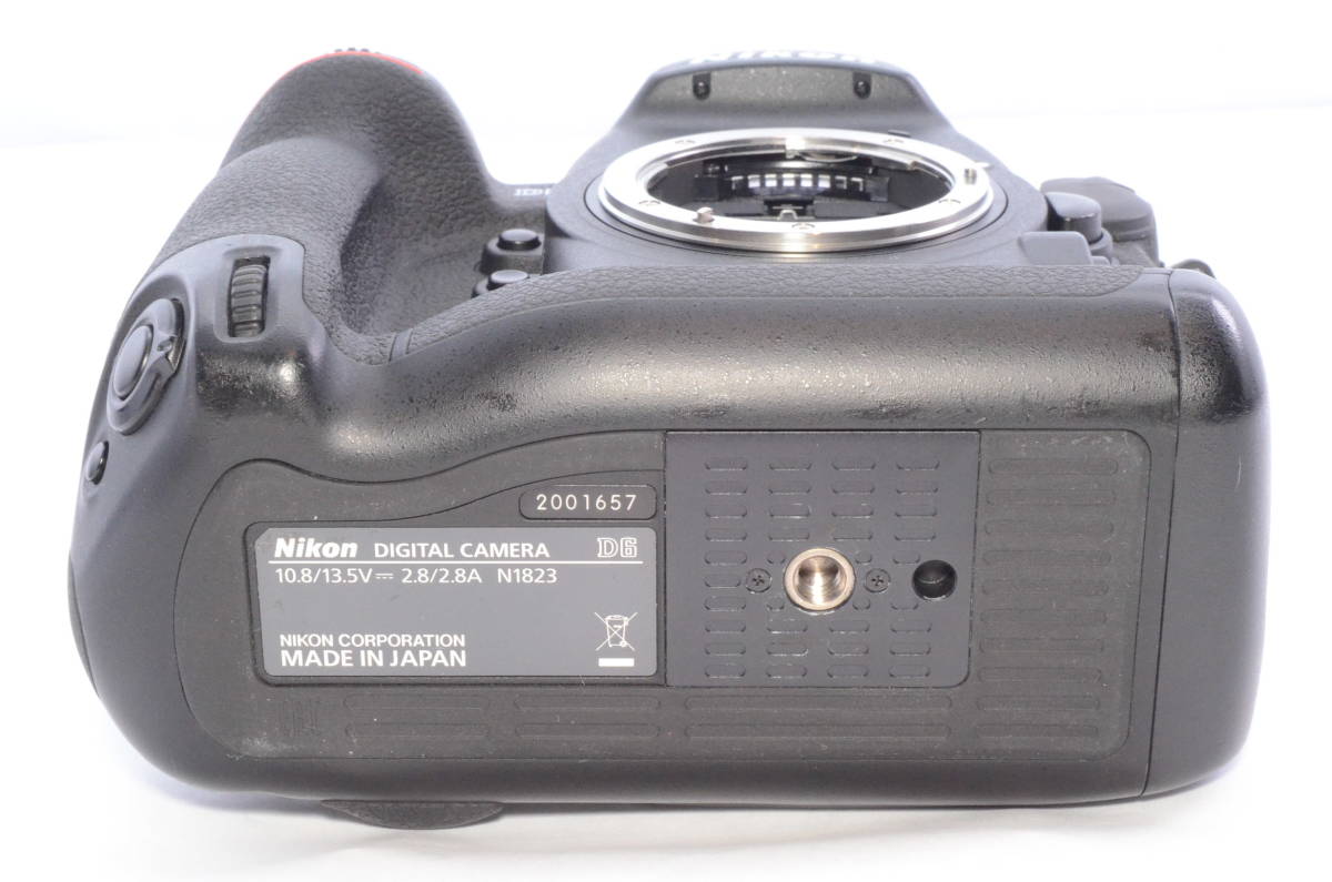 正式的 ニコン 美品☆Nikon D6 08050 デジタル一眼レフカメラ ブラック