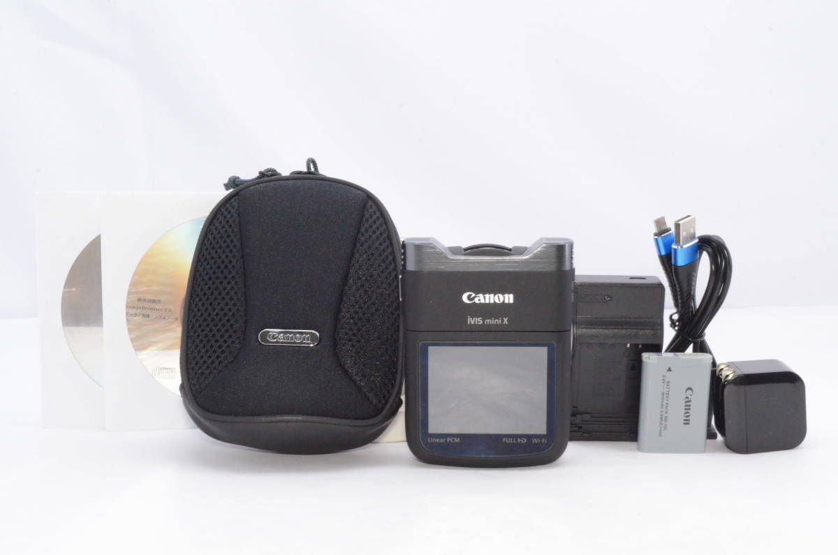 流行 iVIS 美品☆Canon mini 08061 デジタルビデオカメラ 1,280万画素