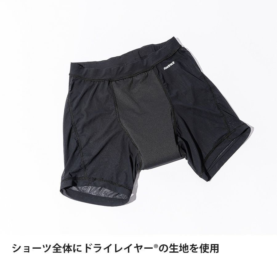 送料無料・未使用・ファイントラック・finetrack ドライレイヤーオールロードショーツ・ Men's サイズM・ブラック_画像1