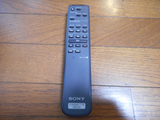 SONY カセットデッキ用リモコン RM-J710 ソニー-