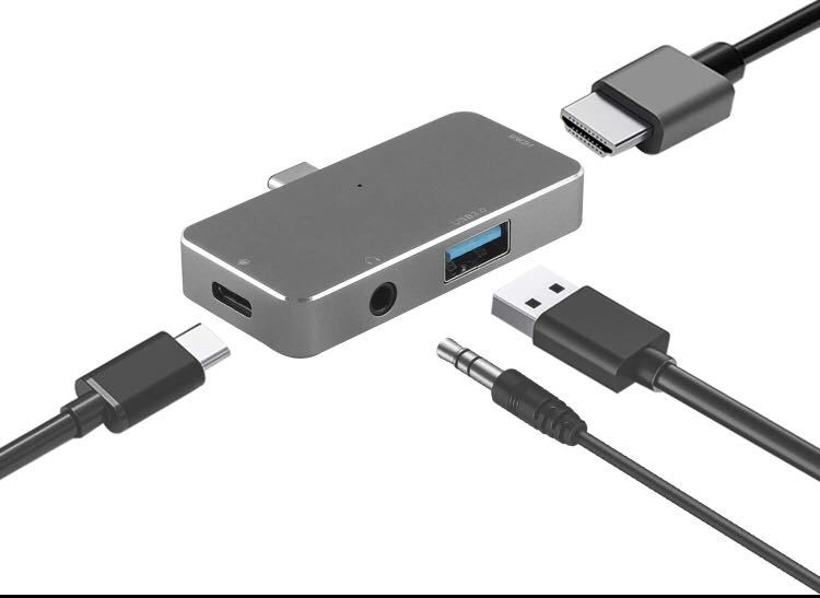 USB Type C hub USBC hub 4in1 conversion adapter 