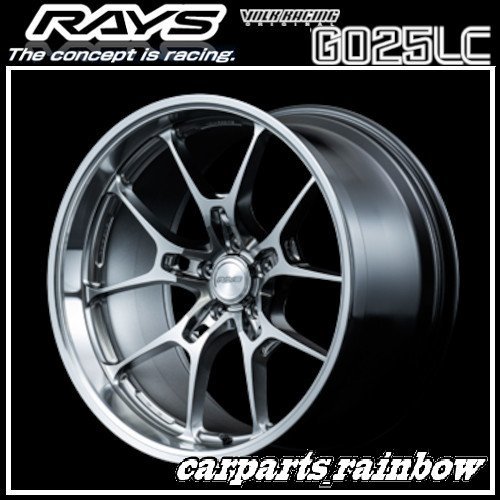 ★RAYS/レイズ VOLKRACING ボルクレーシング G025LC 20×8.5J 5/108 +40★シャイニングライトメタル/リムFDMC(HI)★_画像1