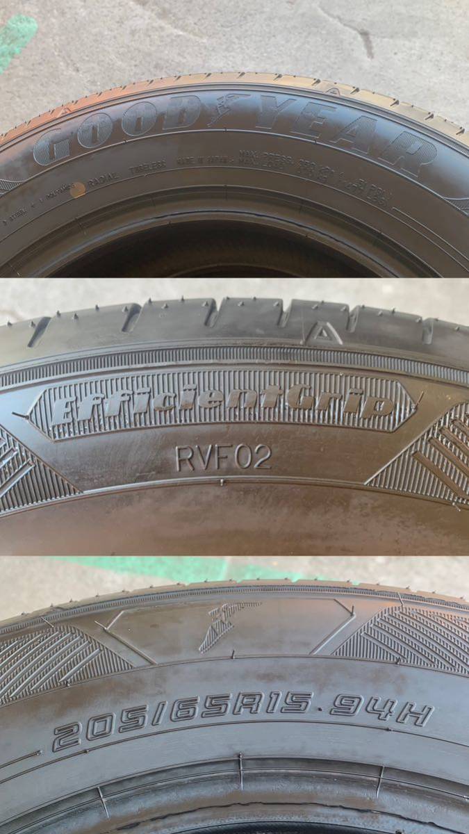 ★2021年製★バリ山★ 205/65R15　4本セット　グッドイヤー Efficient Grip RVF02 日本製【15-30】_画像7