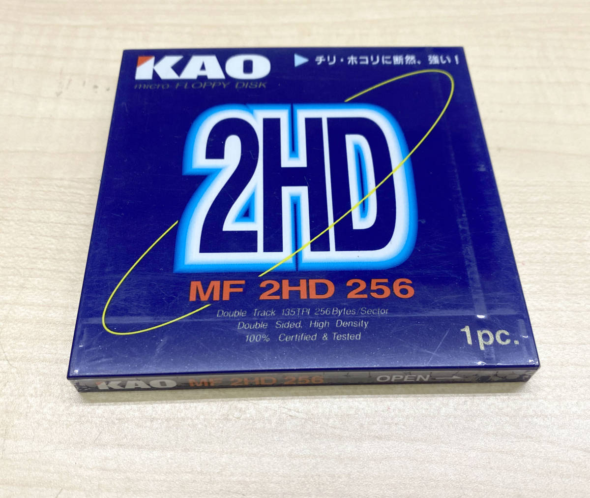 花王株式会社 フロッピーディスク MF 2HD IBM 256バイト / セクターフォーマット済 KAO_画像1