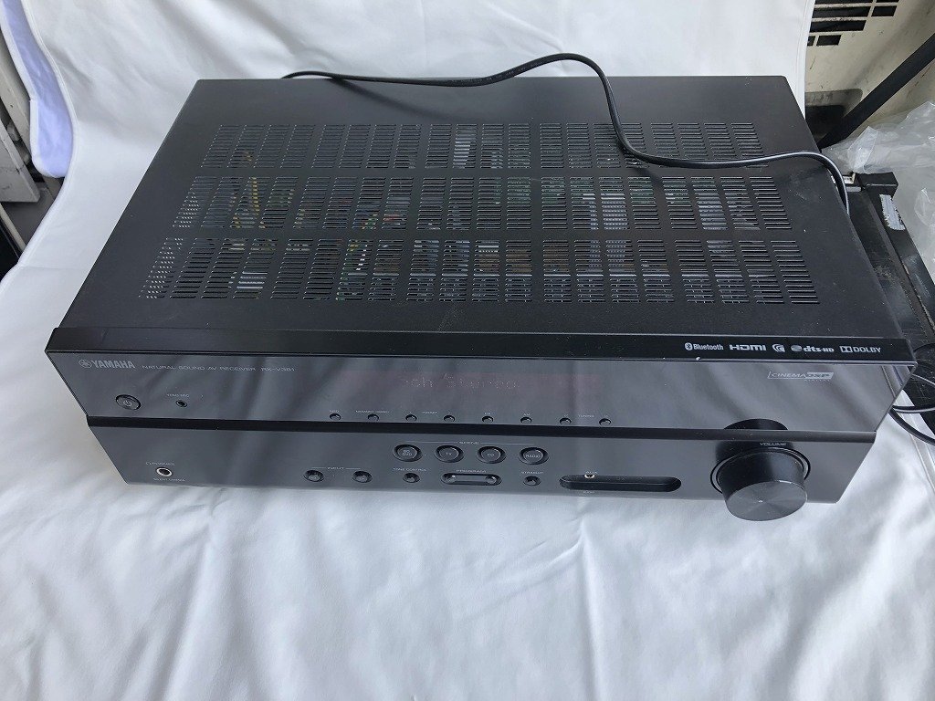 ●YAMAHA RX-V381 AVアンプ ホームシアター オーディオ 音響機器 通電確認済み 中古品［ｋ0510］_画像6