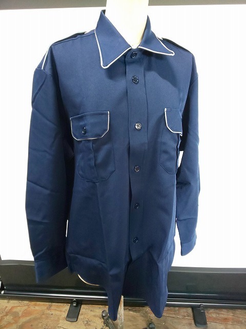 ◆新品未使用！長袖 Yシャツ 3Lサイズ　送料無料！夜行反射材　光るパイピング　警備服　制服　メンズ/男性用　PK-30【I1023A8】_画像1