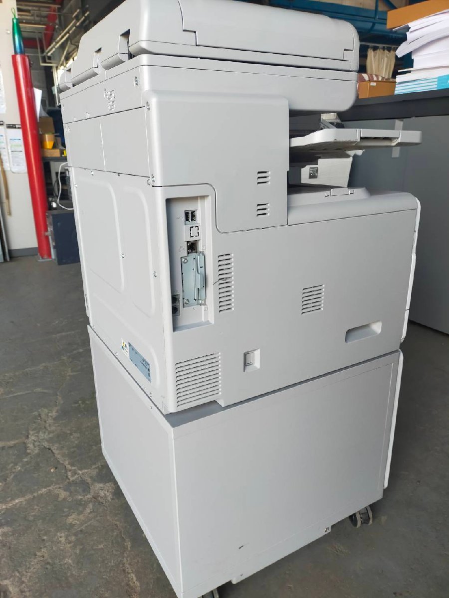 ■印字5223枚！RICOH リコー MP C307 SPF A4デジタルフルカラー複合機 1段 専用台付（コピー/FAX/プリンター/スキャナー/両面印刷)_画像6