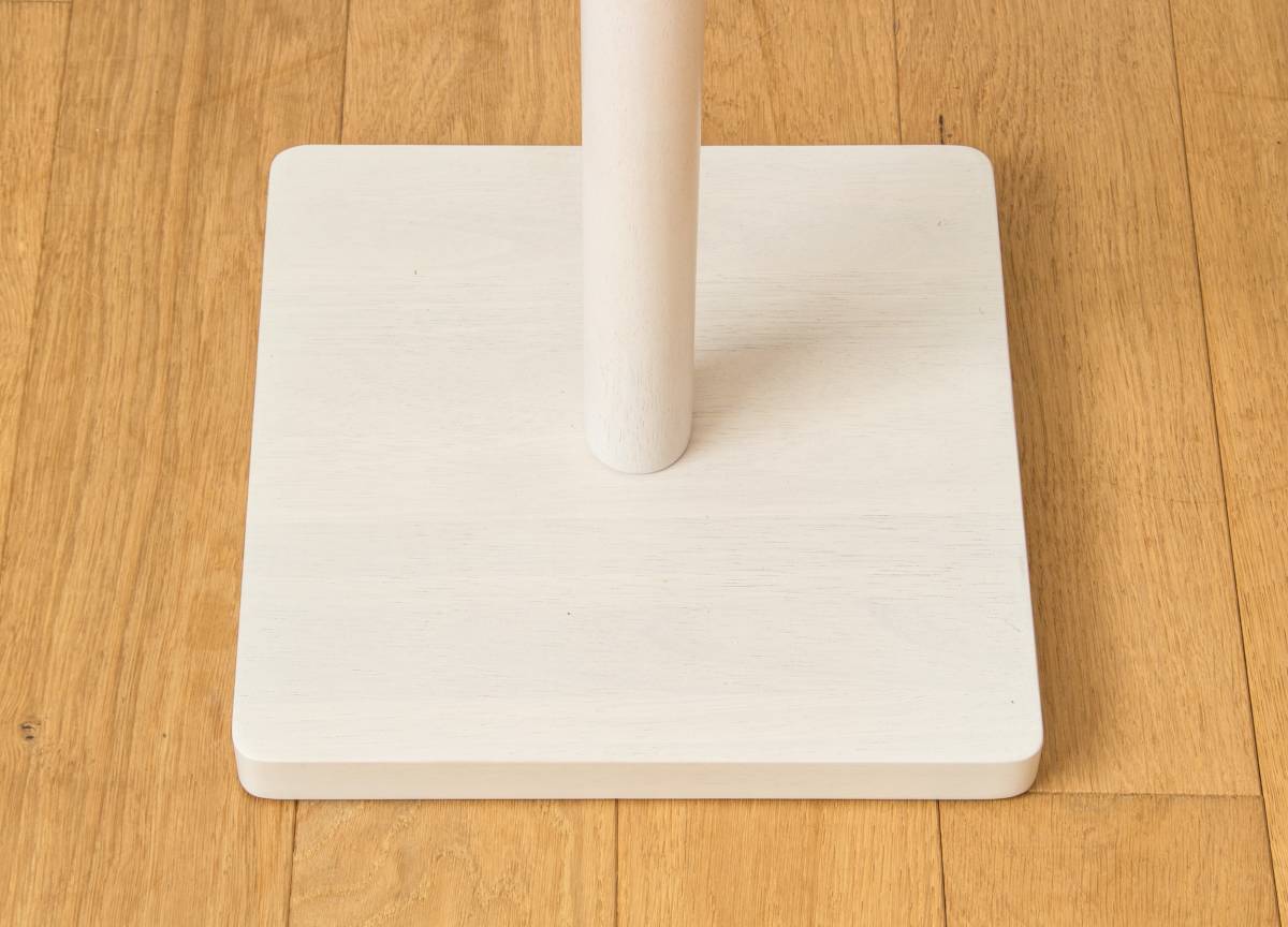  easy construction twig. like wooden paul (pole) hanger white color 