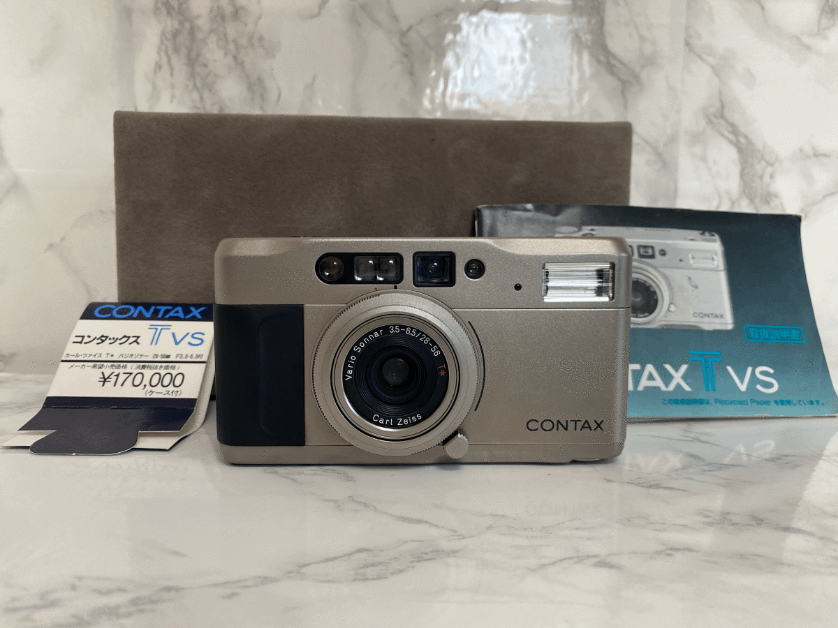 Yahoo!オークション - 【箱付き美品】CONTAX コンタックス TVS