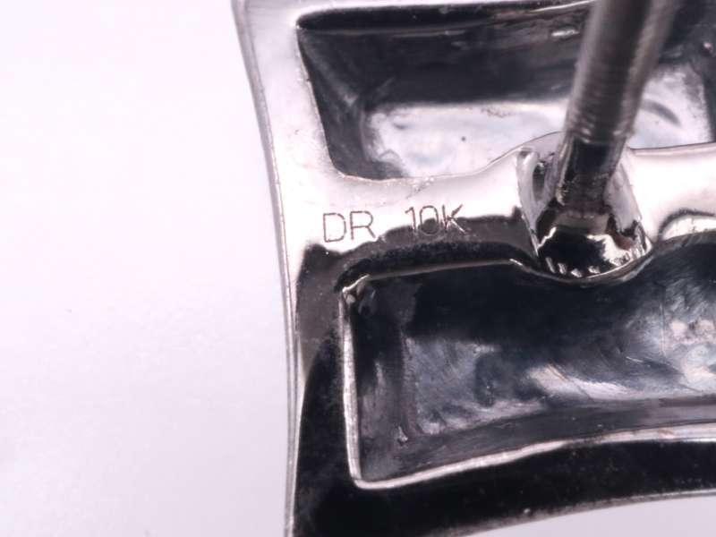 Dazzling Rock прекрасный товар винт серьги-гвоздики diamond чёрный бриллиант 10K K10 черный rorejium металлизированный 
