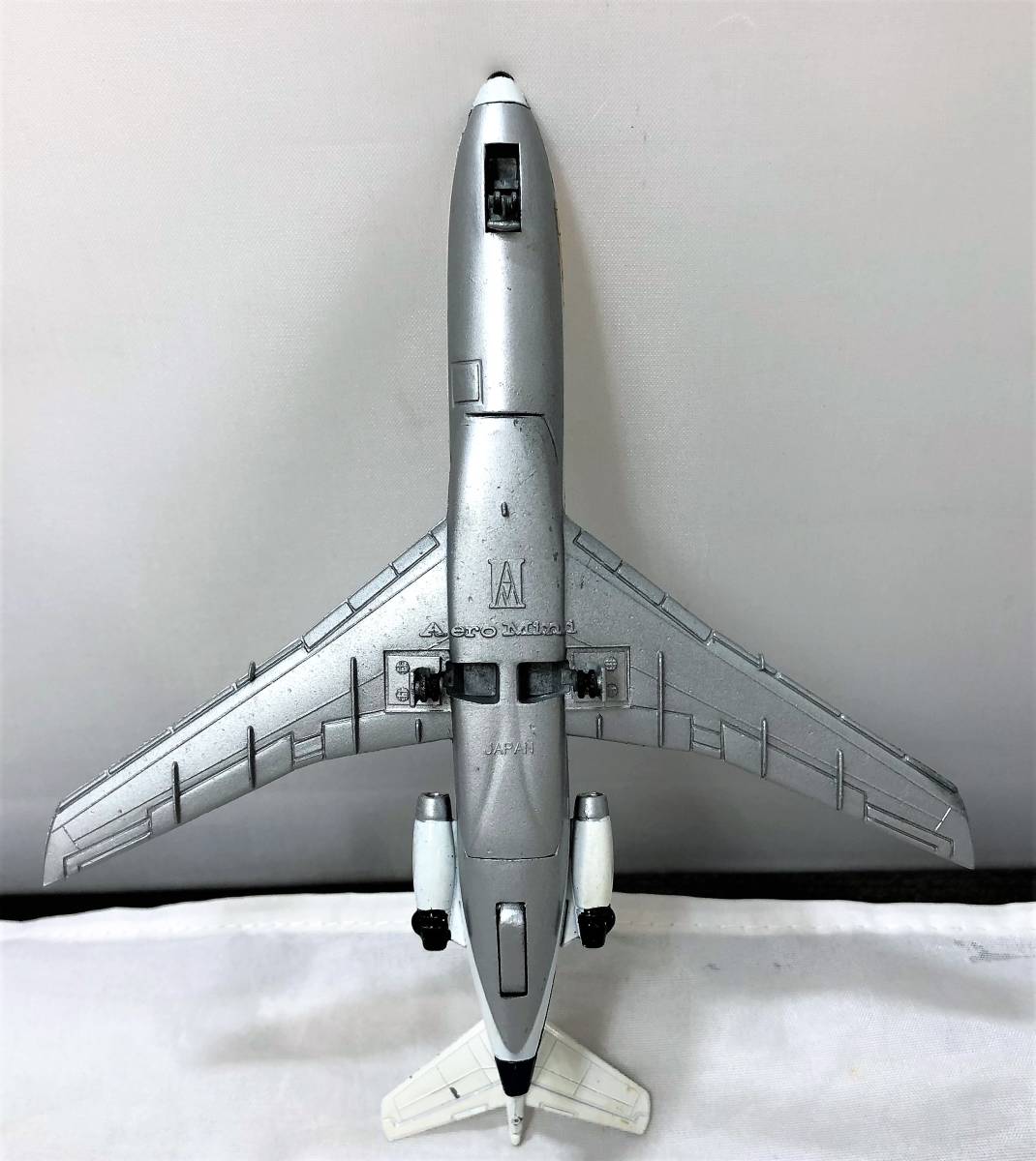 那時Modern Toys / Masudaya（Masudaya）Aeromini壓鑄件·比例模型3件ANA / JAL波音727,737 原文:当時物 モダントイズ/増田屋(マスダヤ） エアロミニ ダイカスト・スケールモデル3個 ANA/JALボーイング727、737