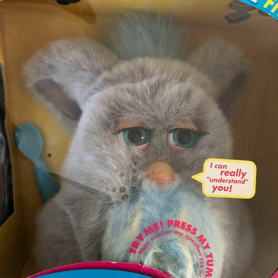  new goods unopened Furby 2 English 2005s Lee pi- blue light blue blue eyes overseas edition 