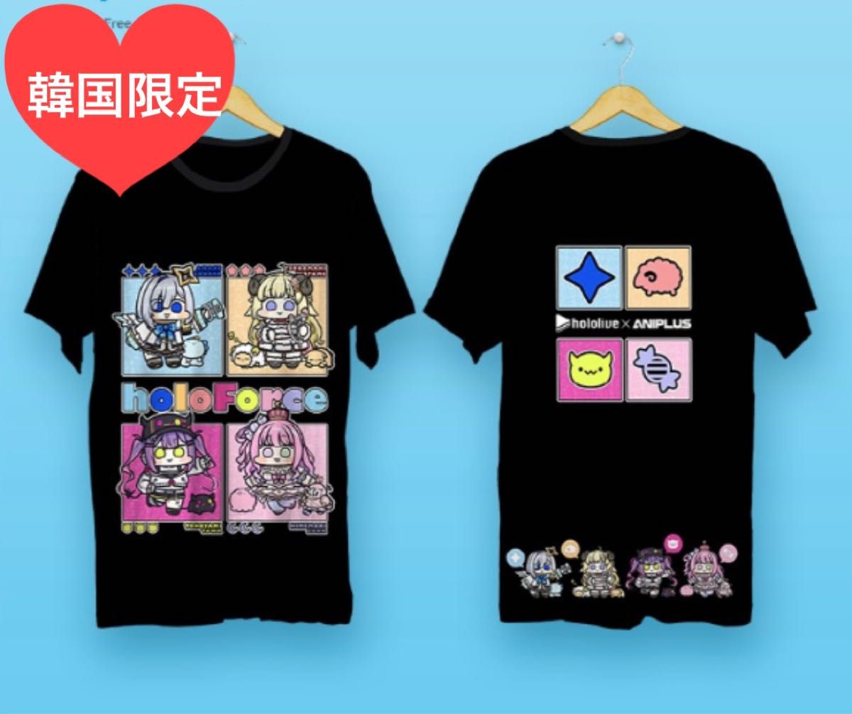 韓国限定 アニプラス ホロライブ  Tシャツ｜フリマ