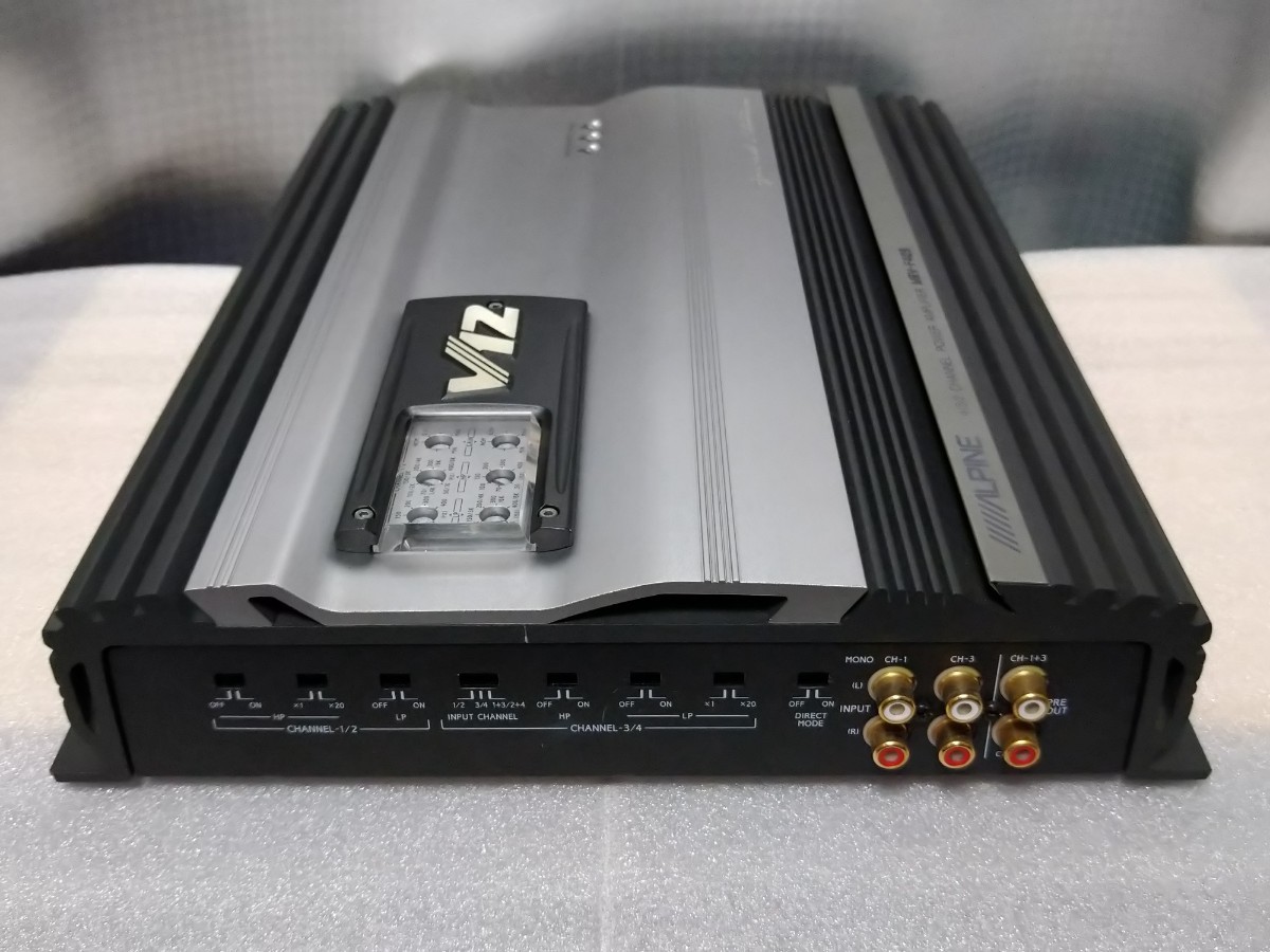 送料無料　アルパイン　MRV-F409 Special Edition 4ch POWER AMPLIFIER　パワーアンプ　ALPINE_画像6