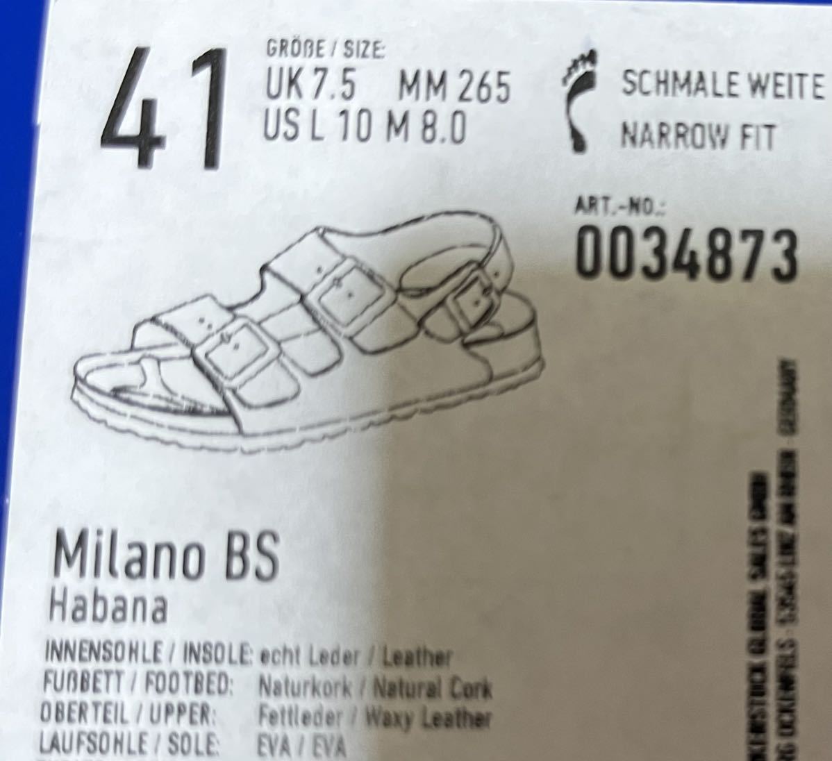 本革 ビルケンシュトック Milano BS birkenstock レザー サンダル_画像4