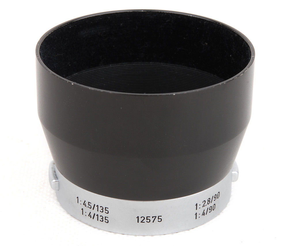 【美品】Leica/ライカ 12575 Elmarit 90mm F2.8、135mm F4、90mm F4などレンズに適用 フード