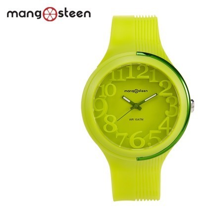 【希望者のみラッピング無料】 黄色い クオーツ アナログ MS-101C Mangosteen 新品 ウォッチ ファッション 防水 腕時計 その他