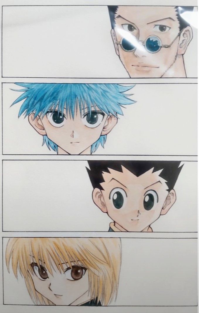 【受注生産】　冨樫義博展　HUNTER×HUNTER          ハンター×ハンター   額装高精細　複製原画  