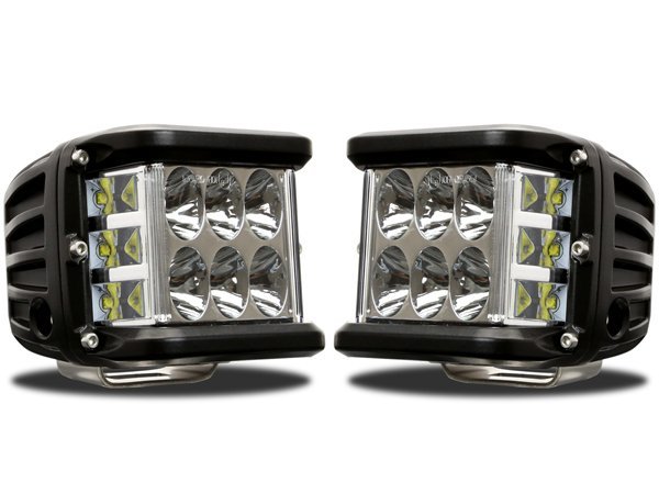 LED 作業灯 27W ドライビングランプ CREE XB-D 左右非対称2個セット 12V 24V オフロード 4WD フォグランプに P-500_画像9