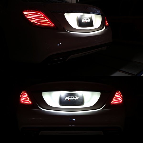 LED license lamp Benz for CLA Class C117 / C Class sedan W204 W205 Wagon S204 coupe C204 / SL Class R231 number light R-106