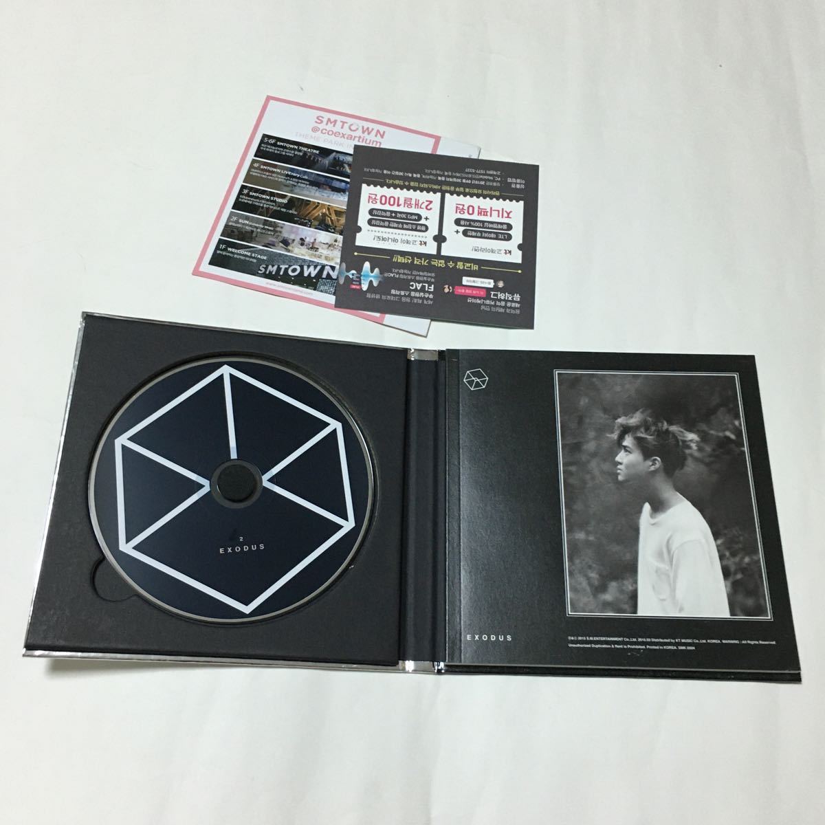 EXO エクソ CD 2集 ☆EXODUS☆ 10曲 スホ Chinese中国語ver. 韓国盤 SUHO K-POPの画像9