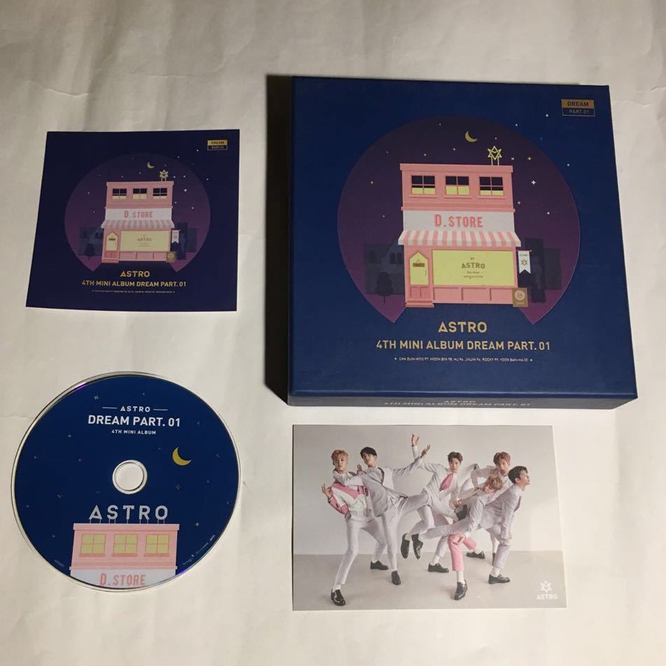 送料込みASTRO CD ポストカード4TH MINI ALBUM ☆DREAM PART.01☆ 8曲