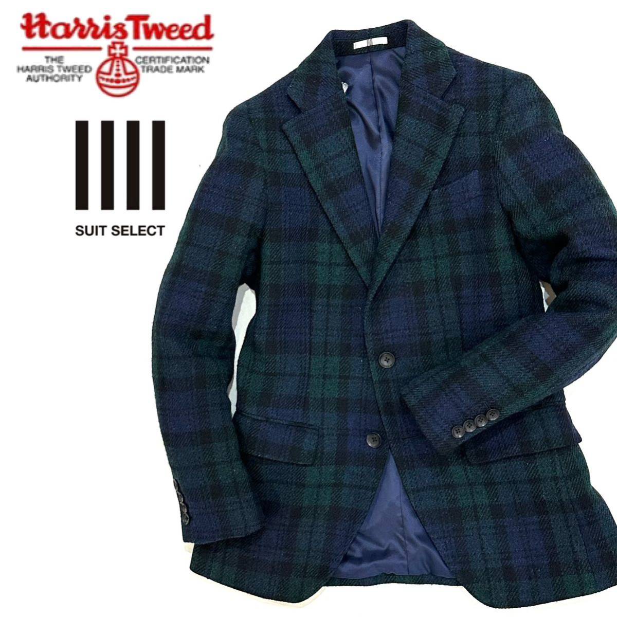 最安値】 2B Tweed SELECT×Harris 良品!SUIT グリーン スーツセレクト