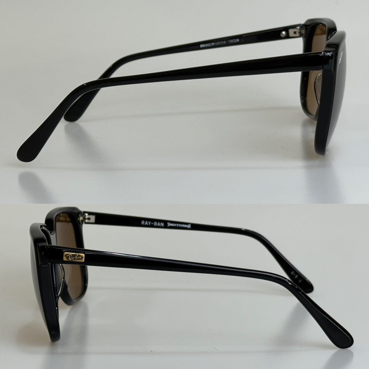 美品!!90's B&L Ray-Ban Traditionals BROOKLYN B-15TGM ブラウンハーフミラー ボシュロム ブルックリン トラディショナル USA vintage_画像2