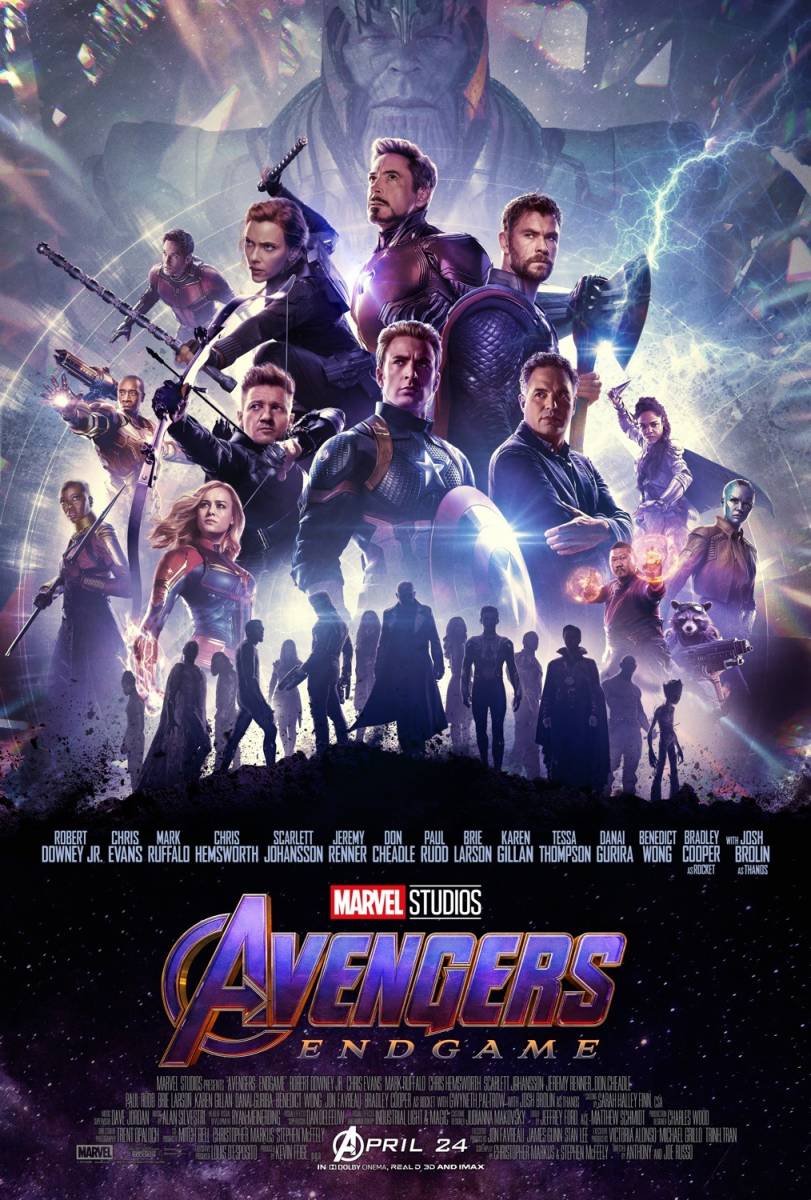 ★新品『アベンジャーズ　エンドゲーム』映画ポスター US版 両面印刷 27×40インチ (68.9×101.6cm) ★数量限定★アメリカ製