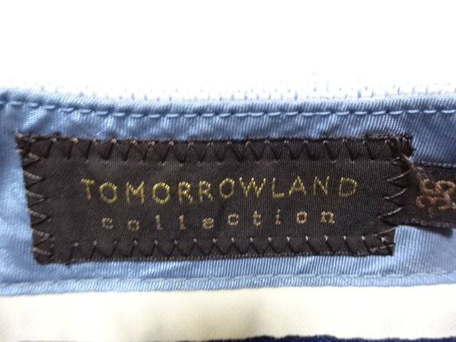 *TOMORROWALND Tomorrowland bottom . minute height 36(71) stretch lining attaching *0811*