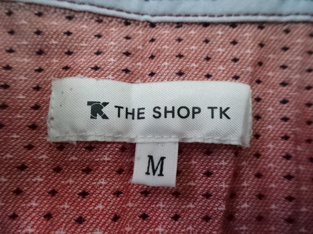 ●THE SHOP TK MIXPICE タケオキクチ 長袖シャツ M●0826●_画像2