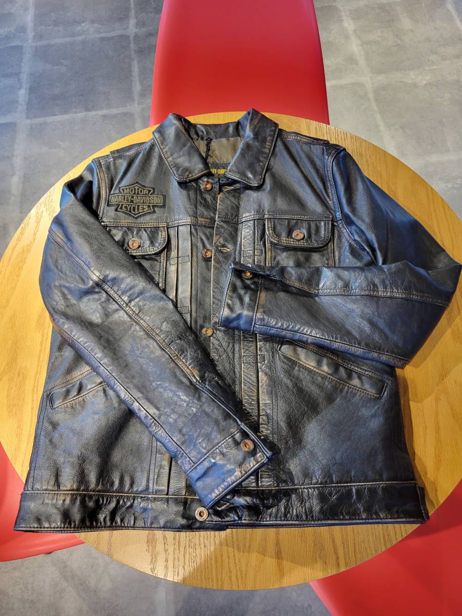 【ハーレーダビッドソン】JACKET-DIGGER　98036-19VM/000L　メンズレザージャケットLサイズ　★店頭展示品/新品同様商品★　_画像5