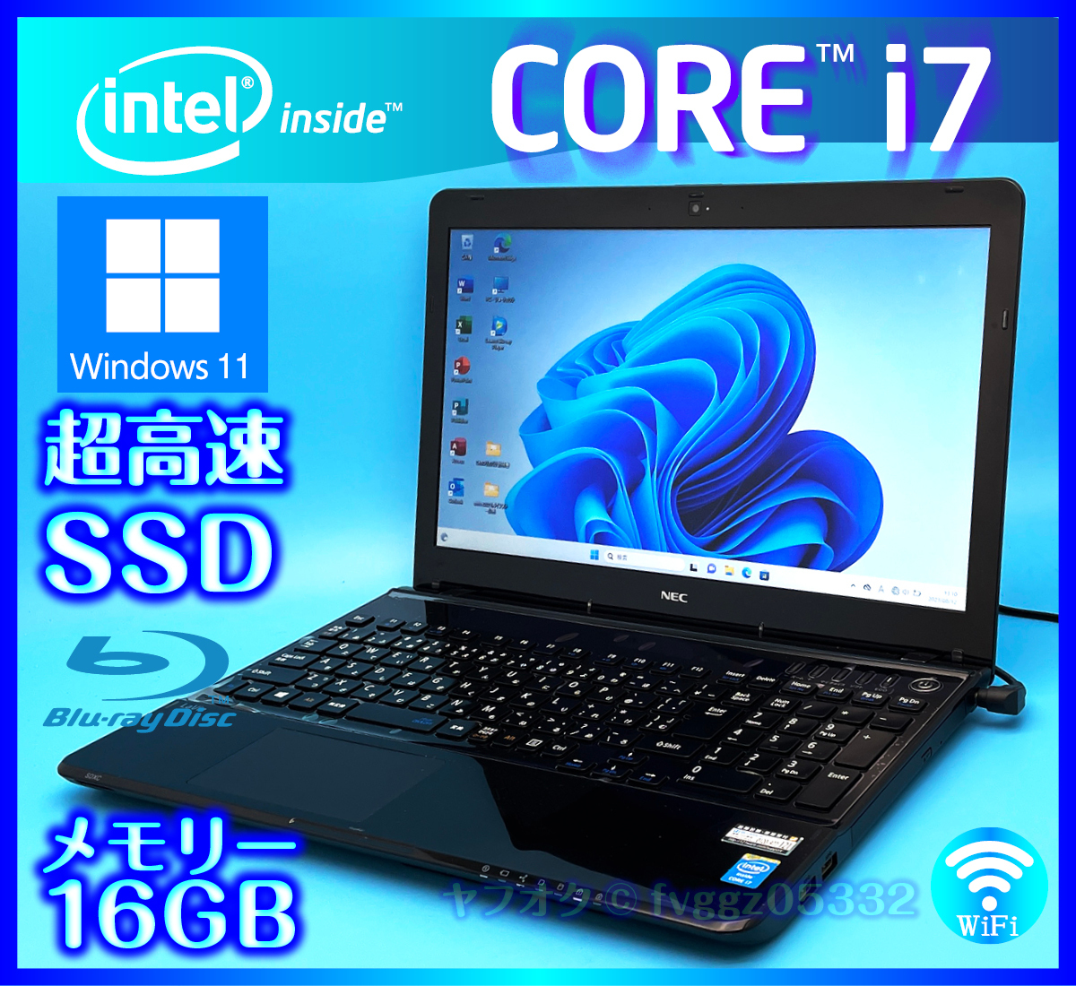 NEC 【超速SSD新品1000GB+HDD1000GB+大容量メモリー16GB 搭載】Core i7