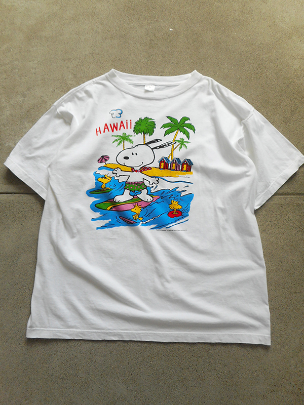 素晴らしい外見 ピーナッツ PEANUTS Vintage スヌーピー Tシャツ Snoopy 90s ヴィンテージ ビッグサイズ XXXL ビンテージ イラスト、キャラクター