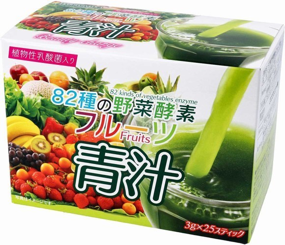 6箱　82種の野菜酵素フルーツ青汁3ｇ×25スティック入り。毎日の健康、美容にお役立てください。_画像2