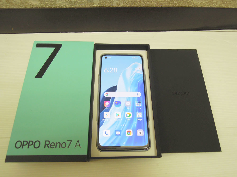 2116) 極美品 OPPO Reno7 A CPH2353 6GB/128GB ドリームブルー SIM
