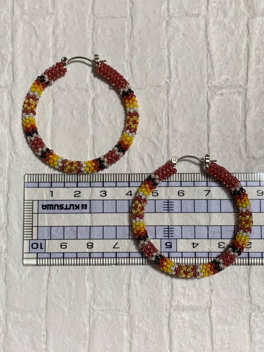  Indian jewelry beads Work hoop ring beads earrings Native American n hand made earrings Navajo Indian d