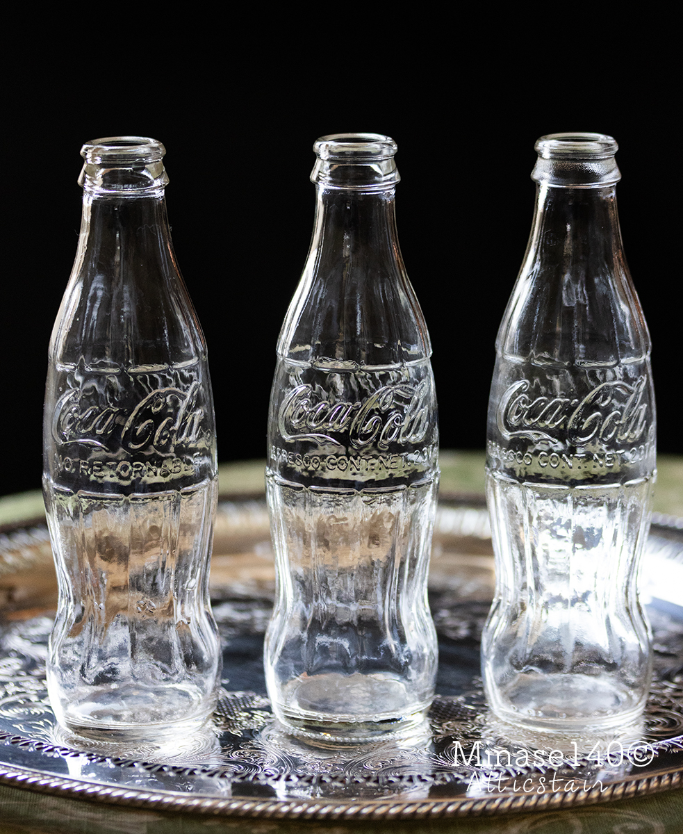 1970年代 コカ・コーラ クリア ボトル 3本セット アメリカ ビンテージ ガラス 什器 花瓶 ベース インテリア(コカ・コーラ)｜売買されたオークション情報、ヤフオク!  の商品情報をアーカイブ公開