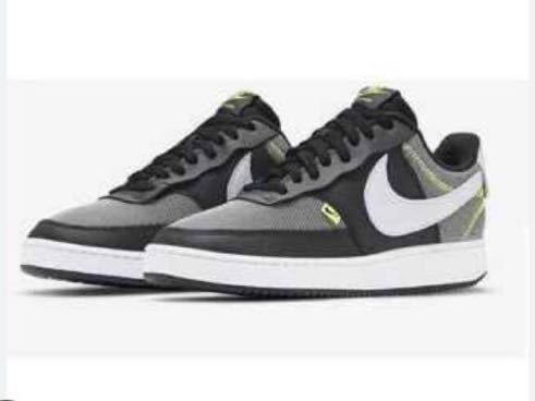ナイキ コート ビジョン ロー プレミアム 黒/銀 CD5464-005 NIKE 27