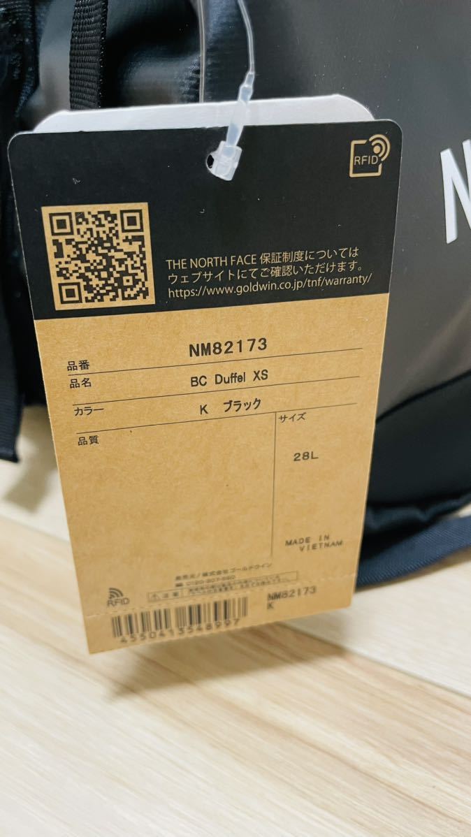新品即決 NORTH タグ付き 新品未使用 THE FACE ブラック ボストン