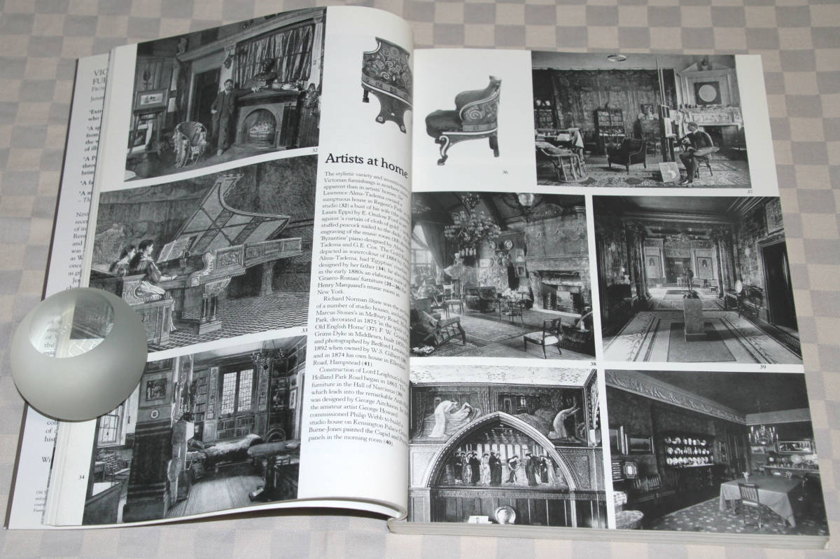  foreign book Victorian & Edwardian Furniture & Interiors: From the Gothic Revival to Art Nouveau used book@ Victoria n