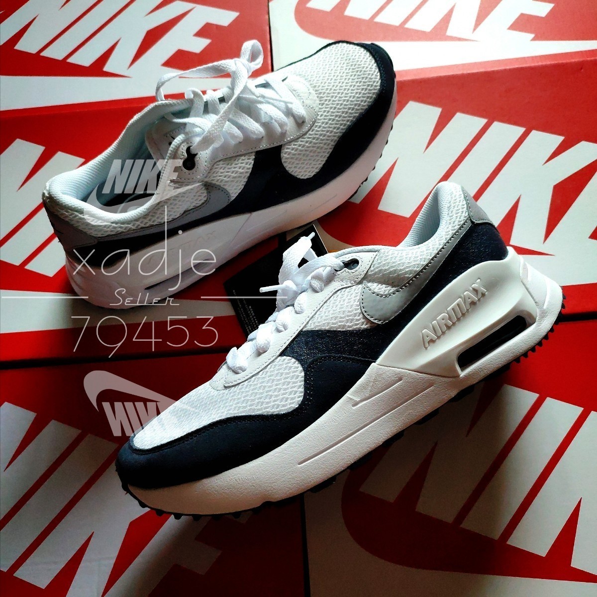 新品 正規品 NIKE ナイキ AIR MAX SYSTEM エアマックス システム 白