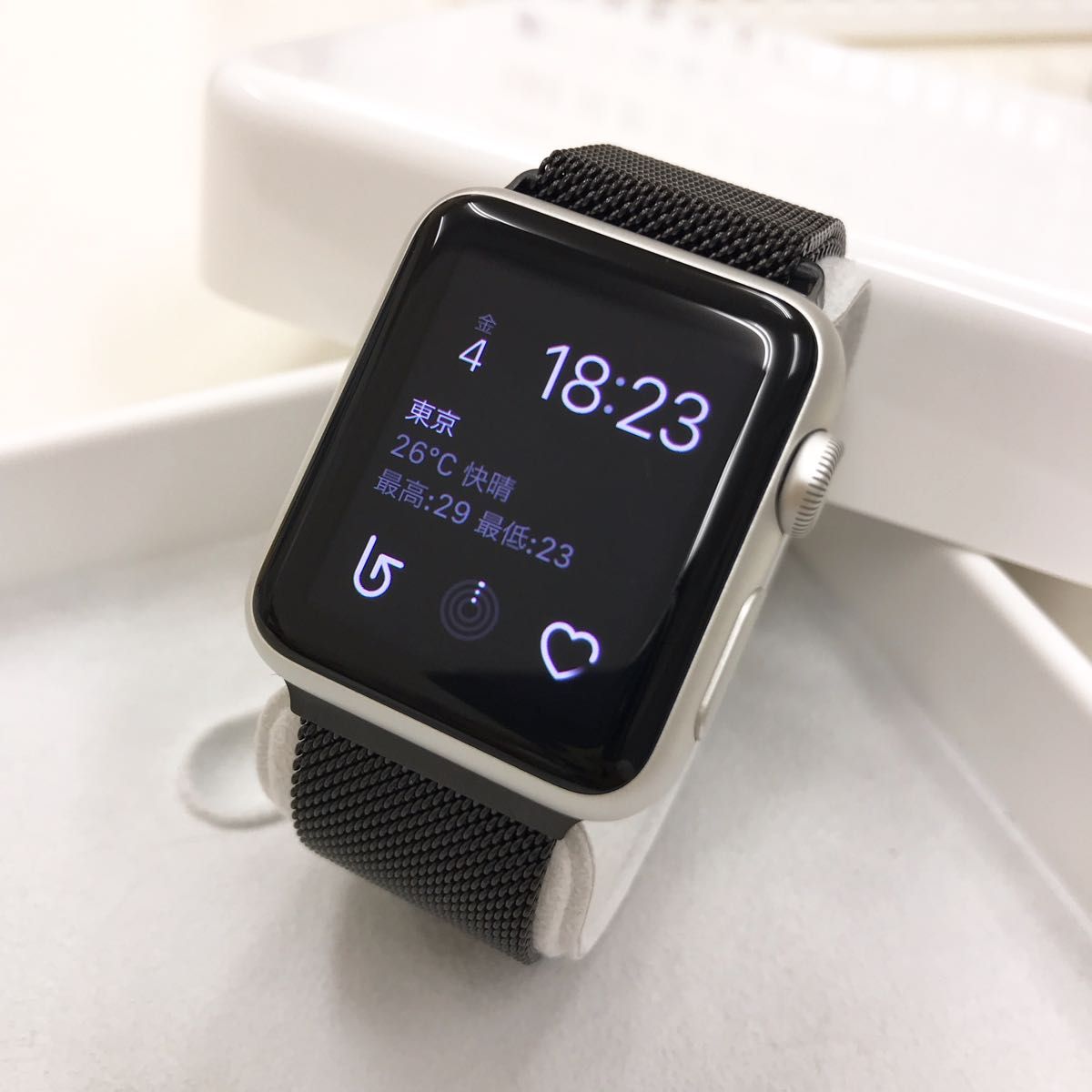 Apple Watch 本体 SPORT 38mm シルバーアルミ 時計 新品